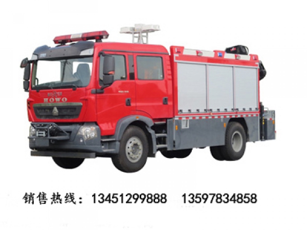 重汽T5G搶險(xiǎn)救援消防車